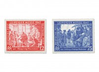 All.Bes.GA MiNr. 965/66 ** Leipziger Herbstmesse 1947