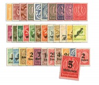 Dt. Reich Dienst MiNr. 65 bis 98 ** Komplett: Die Dienstmarken der Hochinflation