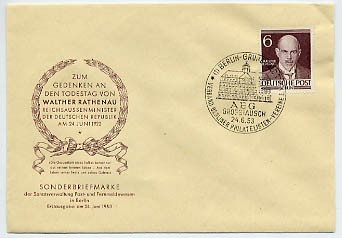 Berlin FDC Mi-Nr. 93 Männer aus der Geschichte Berlins (I)