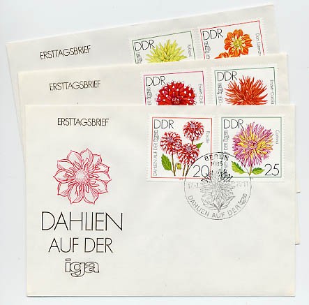 DDR FDC MiNr. 2435/40 Gartenbauausstellung