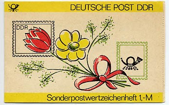 DDR SMHD 20 ** Briefmarke-Blumen-Posthorn