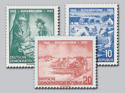 DDR MiNr. 481/83 ** Bodenreform