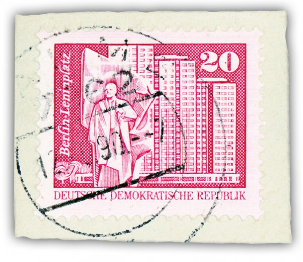 DDR MiNr. 2485w o geprüft auf Briefst. Freimarken: Aufbau in der DDR (klein) 20 Pf