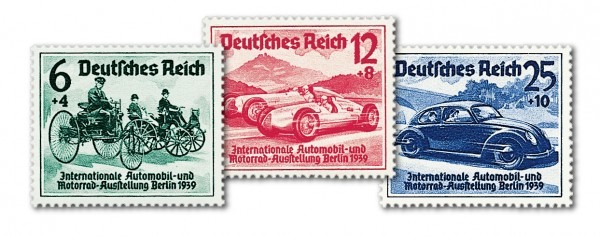 Dt. Reich MiNr. 686/88 ** Internat. Automobil-Ausstellung Berlin