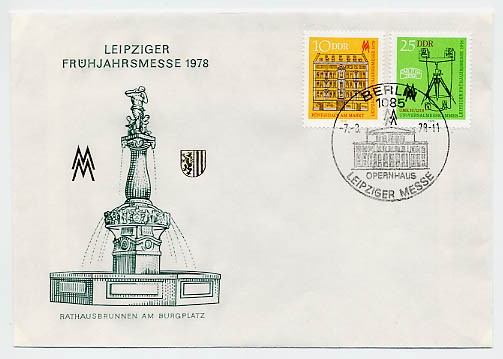 DDR FDC MiNr. 2308/09 LFM 1978