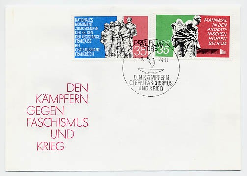 DDR FDC MiNr. 1981/82 Mahn-u. Gedenkstätten