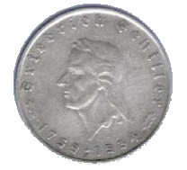Dt.Reich Münze, 2 RM Friedrich von Schiller