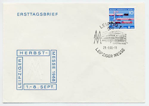 DDR FDC MiNr. 1399 LHM 1968