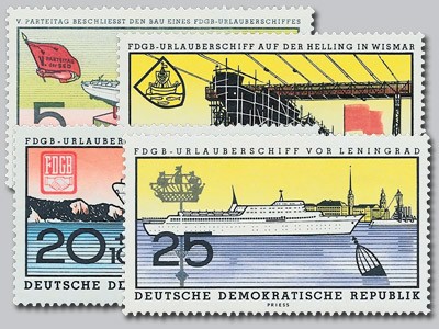 DDR MiNr. 768/71 ** FDGB- Urlauberschiff