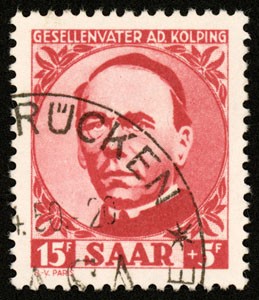 Saarland MiNr. 289 o gepr. 85.Tdstg. Adolf Kolping