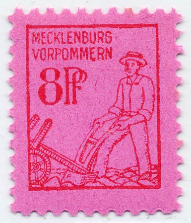 SBZ M./V. MiNr. 11y ** 8Pf