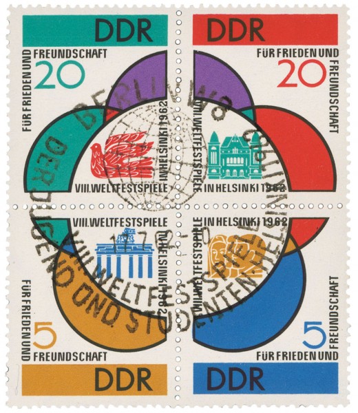 DDR MiNr. 901/04 o Zdr. Weltfestspiele der Jugend