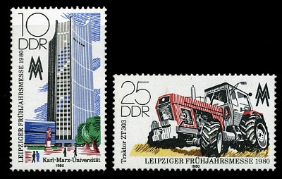 DDR MiNr. 2498/99 ** LFM 1980