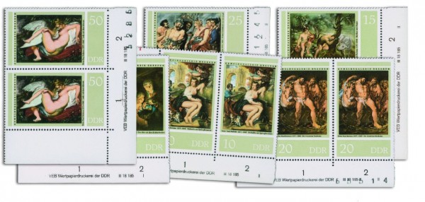 DDR MiNr. 2229/2234 DV ** 400. Geburtstag P. P. Rubens