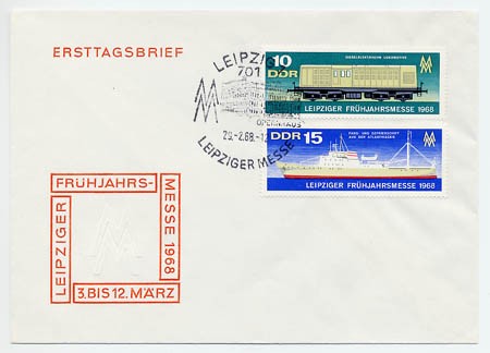 DDR FDC MiNr. 1349/50 LFM 1968