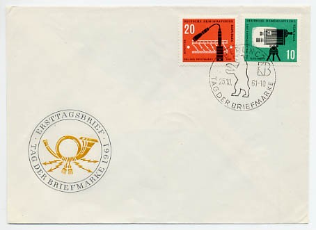 DDR FDC MiNr. 861/62 Tag d. Briefmarke