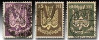 Dt. Reich MiNr. 235/37 o Flugpostmarken: Holztaube (II)