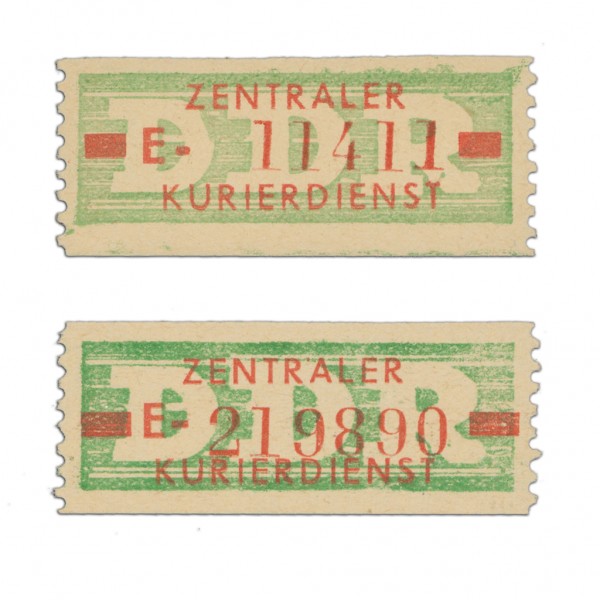 DDR Dienstmarken B, MiNr. 30I+30II ** Type I u. II