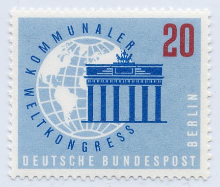 Berlin MiNr. 189 ** Kommunaler Weltkongreß