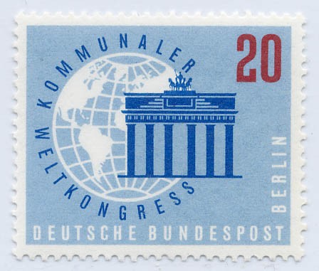 Berlin MiNr. 189 ** Kommunaler Weltkongreß