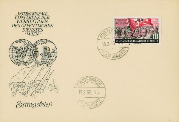 DDR FDC MiNr. 452 WGB-Konferenz