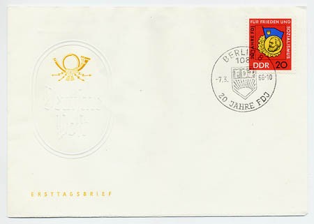 DDR FDC MiNr. 1167 20 J. FDJ