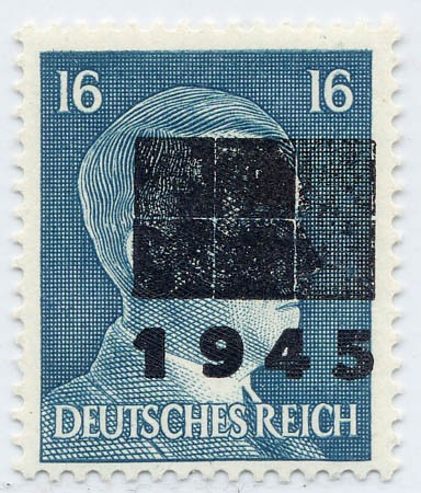 Dt. Lokalausgabe - Netzschkau-Reichenbach MiNr. 10IIc **(DR 790 - Aufdr. Typ IIc)