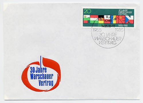 DDR FDC MiNr. 2946 30 J. Warschauer Pakt