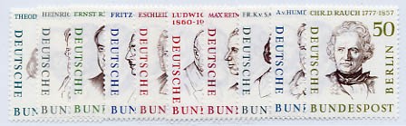 Berlin MiNr. 163/72 ** Männer der Geschichte Berlins II