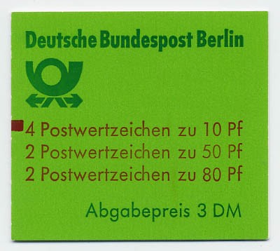 Berlin MH 13b ** mZ / Burgen und Schlösser 1982 mit Zählbalken