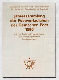 DDR Jahressammlung 1986 o