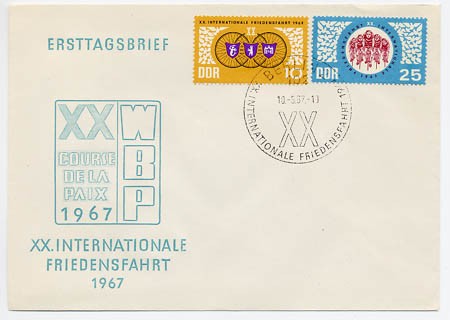 DDR FDC MiNr. 1278/79 Radfernfahrt