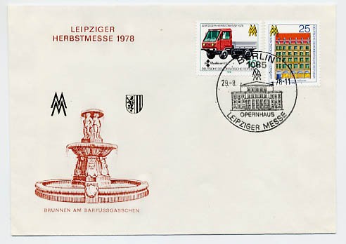 DDR FDC MiNr. 2353/54 LHM 1978