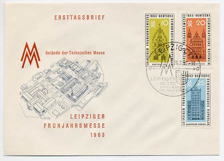 DDR FDC MiNr. 947/49 LFM 1963