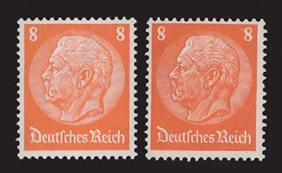 Dt. Reich MiNr. 485 I und 517 I **