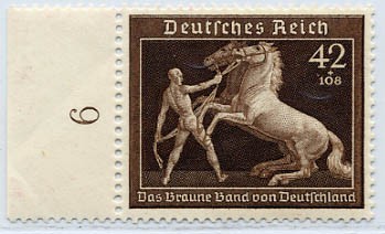 Dt. Reich MiNr. 699 ** 6. Rennen um "Das Braune Band" 1939