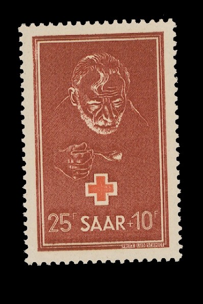 Saarland MiNr. 292 ** Rotes Kreuz