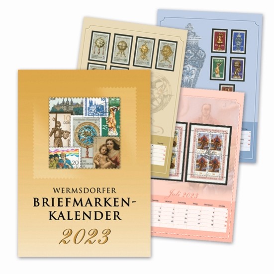Wermsdorfer Briefmarken-Kalender 2023 