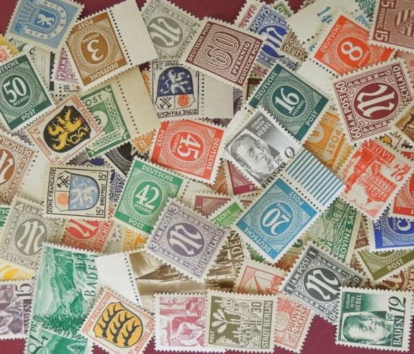 All.Bes. 1945-49 Kollektion ** über 100 verschiedene Marken
