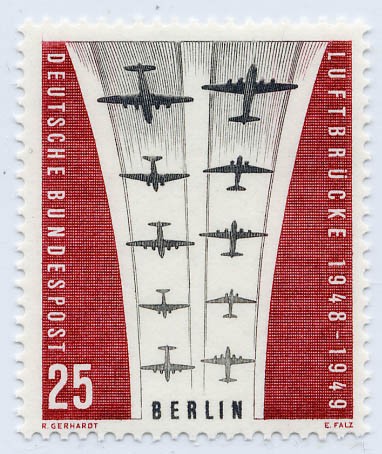 Berlin MiNr. 188 ** 10. Jahrestag Beendigung der Blockade