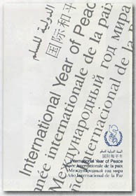 DDR ETB 86/3 Internationales Jahr des Friedens