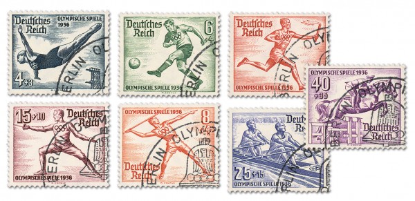 Dt. Reich MiNr. 609/16 o Olymp.Sommerspiele Berlin 1936