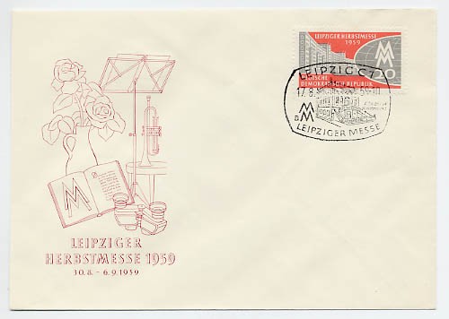 DDR FDC MiNr. 712 LHM 1959