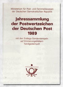 DDR Jahressammlung 1989 o