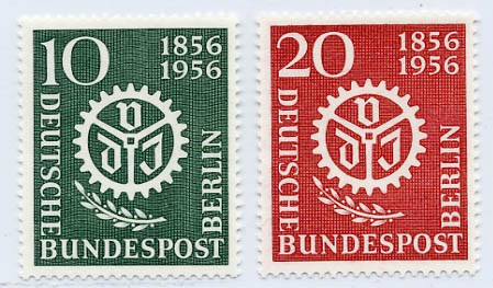 Berlin MiNr. 138/39 ** 100 Jahre Verein Deutscher Ingenieure