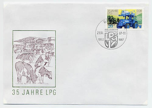 DDR FDC MiNr. 3090 35 Jahre LPG