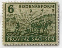 SBZ Prov.Sa. MiNr. 90/91 W ** Bodenreform (Zig.-Pap.)