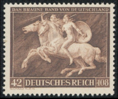 Dt. Reich MiNr. 780 ** 8. Rennen um "Das braune Band" 1941