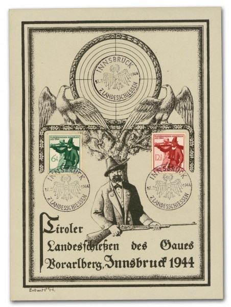 Dt. Reich MiNr. 897/98 Gedenkblatt