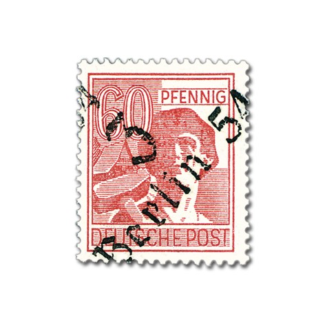 SBZ Allg.A. MiNr. 179 ** Bezirks-Handstempel-Aufdruck 3 - Magistrat Berlin